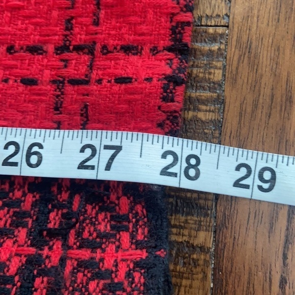 Studio C Vintage jacket blazer business casual black and red plaid size - Picture 12 of 16